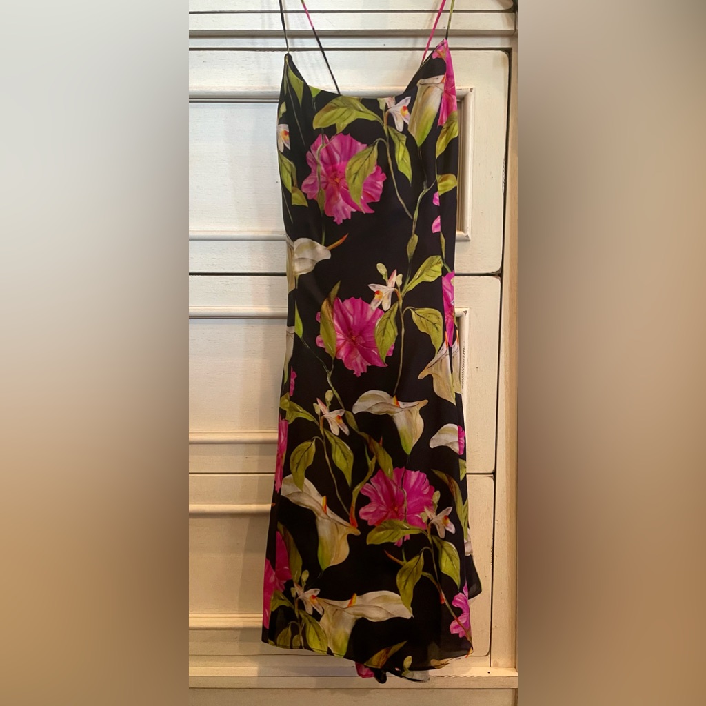 Milly Mini Dress , Flower Print,Size 8 But Runs Small